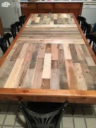 Stunning Pallet Dining Table Pallet Dining Table Wood Table Diy Pallet Table