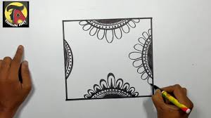 References to student responses have been captured verbatim; Square Design Drawing Tarun Art Youtube