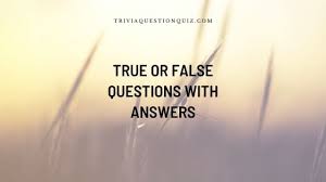 With multiple sclerosis, it's hard to separate fact from fiction. 50 Aggressive True Or False Questions With Answers Trivia Qq