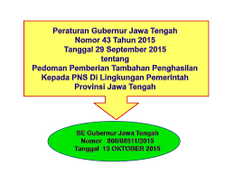 Maybe you would like to learn more about one of these? Gaji Guru Pns Provinsi Jawa Tengah