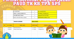 Menurut bkn, penulisan gelar ijazah terdiri dari dua hal, yaitu gelar depan dan gelar belakang. Format Akta Piagam Ijazah Paud Tk Kb Tpa Dunia Edukasi
