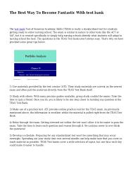 All mock tests for ibps, sbi, insurance & other bank exams. The Best Way To Become Fantastic With Test Bank