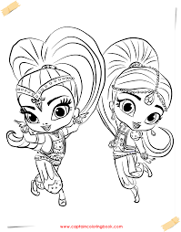 Your wishes are granted with shimmer and shine. Coloring Book Pdf Download