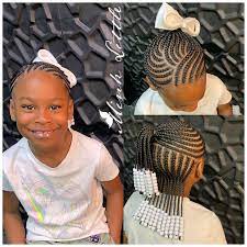 Mink Little Posted On Instagram Kid Braids With Weave Added Click Link In Bio To Book An Ap Braids For Kids Braids With Weave Kids Braided Hairstyles