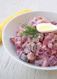 Roter Heringssalat So Nach Gefuhl Rezept Heringssalat Heringsalat Heringssalat Rezept