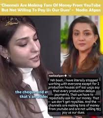 Nadia Afgan seconds Khushhal Khan & Ramsha Khan’s concerns regarding delayed payments and lack of royalties in the drama industry. She also calls out TV channels for making money from YouTube and not ...