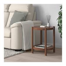 Listerby Stolik Brazowy 50 Cm Kupuj Online Lub W Sklepie Ikea White Side Tables Oak Side Table Ikea Side Table