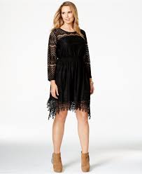 American Rag Plus Size Handkerchief Hem Lace Dress Only At Macy S Dresses Plus Sizes Vestido Para Gorditas Moda Para Chicas Con Curvas Moda Para Chicos
