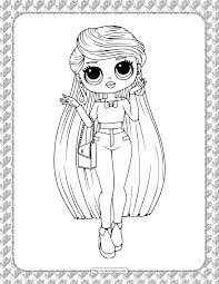 #free #printable #lol #lolsurprise #omg #lolomg #coloring #painting #coloringpage #pdf #stellarbabe #stellar #babe Printable Lol Surprise Lara B R Coloring Page High Quality Free Printable Pdf Coloring In 2021 Lol Coloring Pages Omg Dolls Coloring Pages Lol Surprise Coloring Pages