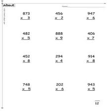 multiplication worksheets 2 and 3 digits timestables 2 and 3 ditit worksheets