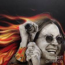 Ozzy's Fire Canvas Print by Christian Chapman Art