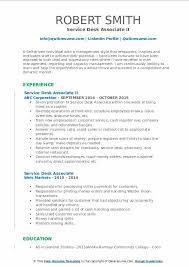 How to write your help desk resume objective? Service Desk Associate Resume Samples Qwikresume