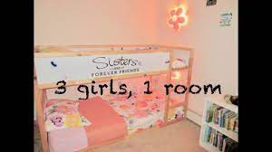 So, all three boys are in one room! How I Fit 3 Kids In One Room Girls Bedroom Tour Youtube