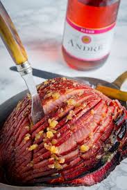 Glazed roast ham with cloves,sparkling wine and. 25 Easy Ham Recipes Best Christmas Ham Ideas