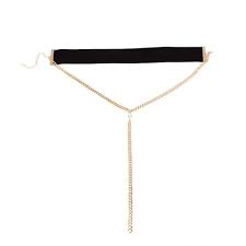 Edel Samt Halsband Mit Kette Choker Halskette Ebay Halsband Halskette Kette