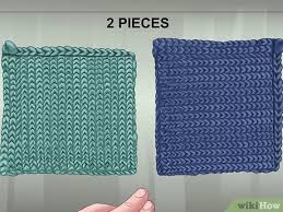 Whipstitch is one of the most common seams used to sew knitting pieces together. 3 Ways To Sew Knits Together Wikihow