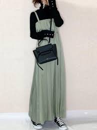 ギャザーマキシ丈ノースリーブ着回しハイウェストワンピース comingdress ファッション 大人ワンピース ワンピース シンプル
