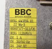 BBC IT94-3 HESG 440204 R1 Control unit