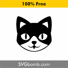 Almost files can be used for commercial. Cat Face Svg Cut File Svgbomb Com