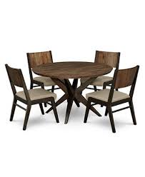 Furniture Ashton Round Pedestal Dining Furniture 5 Pc Set Round Pedestal Dining Table 4 Side Chairs Reviews Furniture Macy S Round Pedestal Dining Pedestal Dining Table Round Pedestal Dining Table