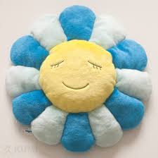 One of the biggest names in the contemporary art world, japanese artist takashi murakami's work is immed. Takashi Murakami Large Blue Flower Cushion Kumi Contemporary