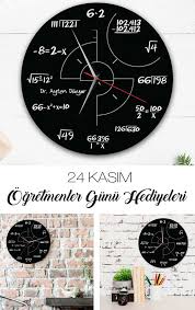 Arkadasa Hediye Matematik Duvar Saati Hediye Sepeti Duvar Saati Duvar Hediyeler