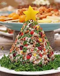 Video Recipe Chicken Salad Christmas Tree Fancy And Delicious Recipe Christmas Tree Food Chicken Salad Christmas Dishes