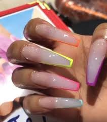 In addition, it allows you to to create a acrylic nails pastel colors. Rainbow Nails Images On Favim Com