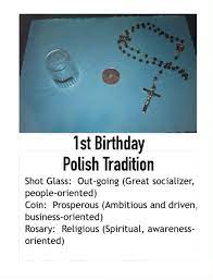 Polish Tradition For 1st Birthday A Custom In Our Family For The First Birthday Place A Coin Silver Dollar Polish Traditions Polish Christmas Learn Polish