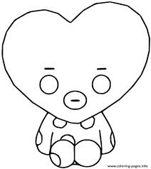 Nos coloriages gratuits pour adultes et enfants, de la bande dessinée à la merveille. Funko Pop Bt21 Tata Coloring Pages Printable