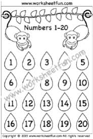 Numbers 1 20 Free Printable Worksheets Worksheetfun