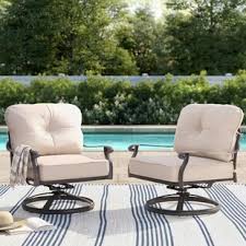 These items are available as oem orders and customizable as per your requirements. Farmhouse Rustic Swivel Outdoor Lounge Chairs Birch Lane