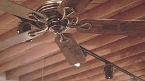 Use a ceiling fan blade balancing kit as a last resort. Ceiling Fan On Wooden Roof Stock Footage Video 100 Royalty Free 30962476 Shutterstock
