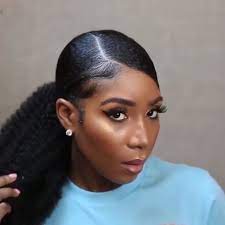 Sleek Protective Ponytail Bun Video Natural Hair Styles Ponytail Hairstyles Easy Protective Hairstyles