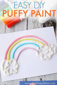 How To Make Puffy Paint Diy Puffy Paint Is So Fun Puffy Paint Diy Diy Puffy Paint Shaving Cream Painting