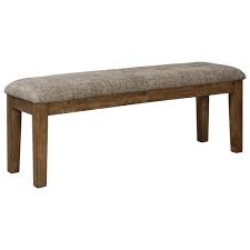 A versatile piece in any room. Benchcraft Flaybern 1330065 Large Upholstered Dining Room Bench Dunk Bright Furniture Dining Benches