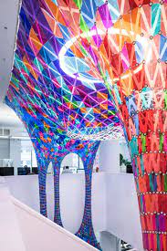 Image Result For Cool Office Ceiling Art Glass Art Installation Installation Art Glass Installation