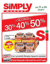 Visita la nostra pagina simply market per scoprire i nuovi volantini. Volantino Simply