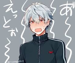 Hoodie anime boy hair smiling gray eyes guy wallpapers necklace boys cool sad desktop wallpapermaiden wallpapercave note. Pin By Dunaxar Dunaxar On Vtuber White Hair Anime Guy Cute Anime Guys Dark Anime Guys