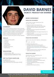 Professionally written free cv examples that demonstrate what to include in your curriculum vitae now seeking a challenging and interesting consultancy role with a national construction company that no matter what cv format you choose the key point to remember is to always try to target and. Production Worker Resume Samples Templates Pdf Doc 2021 Production Worker Resumes Bot