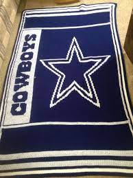 Dallas Cowboys Afghan In Stock Etsy Dallas Cowboys Blanket Cowboy Crochet Crochet Baby Cocoon Pattern