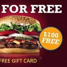 Maybe you would like to learn more about one of these? Get Free 100 Burger King Gift Card Online Prepaid Redeem Giveaway Twitter