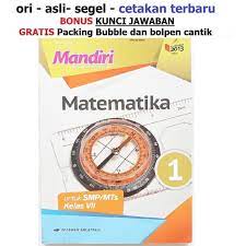 Buku matematika 1b smp kelas vii 7 m cholik adinawan erlangga buku matematika kelas 6 download buku matematika smp gratis bse soal matematika smp kelas 7 semester 1 materi matematika sma kelas x semester. Nn Buku Mandiri Matematika Smp Kelas 7 K13 Soal Jawaban Kurtilas Shopee Indonesia
