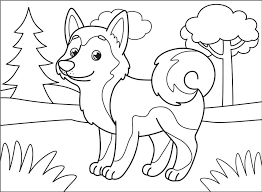 You can use our amazing online tool to color and edit the following husky coloring pages. Adorable Husky Coloring Page Free Printable Coloring Pages For Kids
