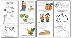 Life Cycle Of A Pumpkin Activities Emergent Reader And Crafts Pumpkin Life Cycle Pumpkin Activities Preschool Tracing