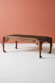 Elephant side table,podium stool,flower table. Elephant Carved Wood Coffee Table