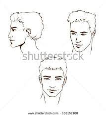 Man Face Profile Stock Vectors Vector Clip Art Fashion Illustration Face Line Illustration Mens Fashion Illustration
