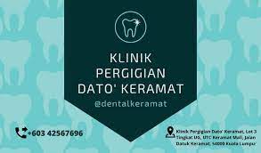 Klinik gigi memberikan pelayanan kesehatan gigi dan mulut berupa pemeriksaan kesehatan gigi dan mulut, pengobatan dan pemberian tindakan medis klinik gigi melayani bedah mulut, orthodonti, konservasi gigi dan pemeriksaan gigi umum. Klinik Pergigian Dato Keramat Photos Facebook