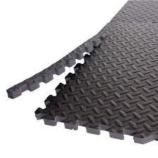 Balancefrom puzzle exercise mat with eva foam interlocking tiles: Cap Barbell High Impact Flooring Puzzle Exercise Mat 6 Pieces 1 2 24 Sq Ft Walmart Canada