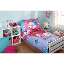 Disney Doc Mcstuffins Toy Doc 4 Piece Toddler Bedding Set Review Toddler Bed Set Toddler Bed Doc Mcstuffins Room Decor